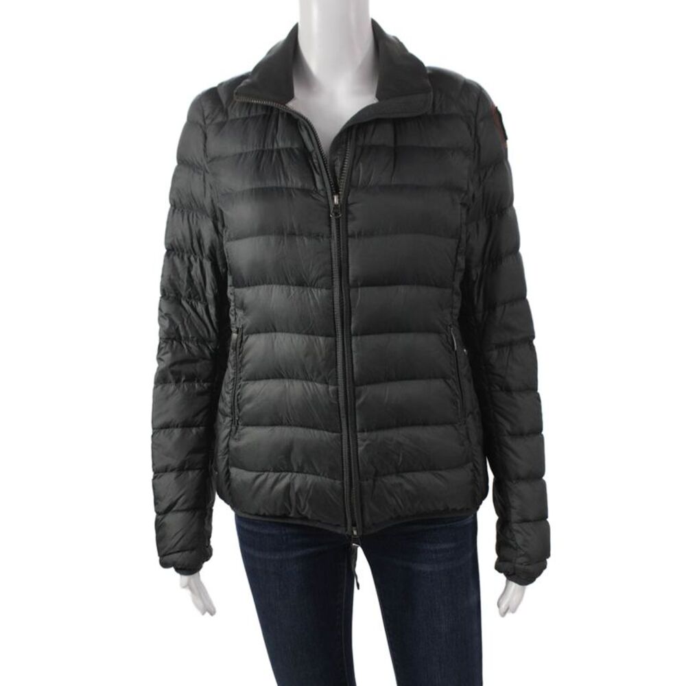 Parajumpers Womens Puffer Jacket Black Zip Long Sleeve Polyamide Size S